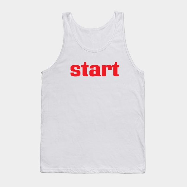 Start Tank Top by ProjectX23Red